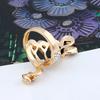 Knuckle Ring Shiny Rhinestone Peacock Charming Women Girls Elegant Animal Finger Ring Jewelry Accessories