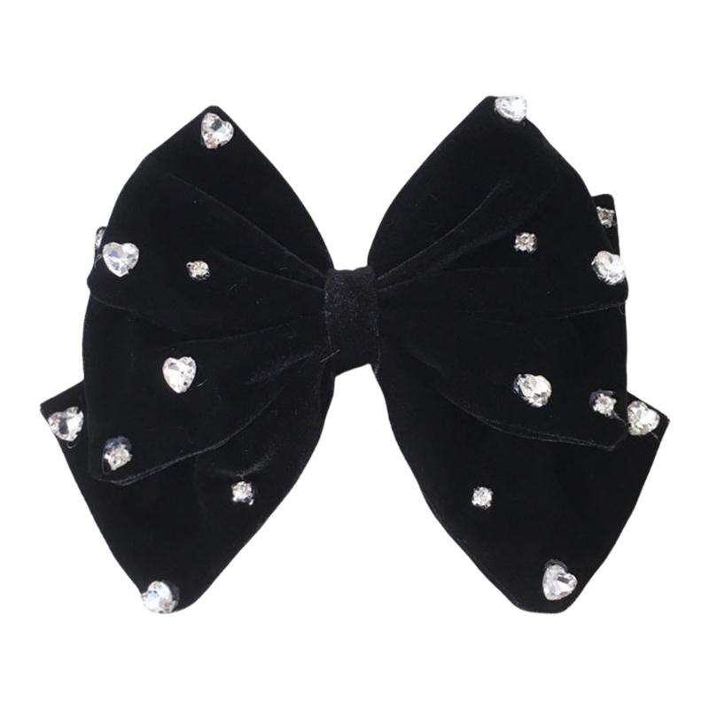 

Eye Catching Hair Clip with Angel Wing And Rhinestones Decoration Halloween Hairpieces Hair Ornament For Trendy Women