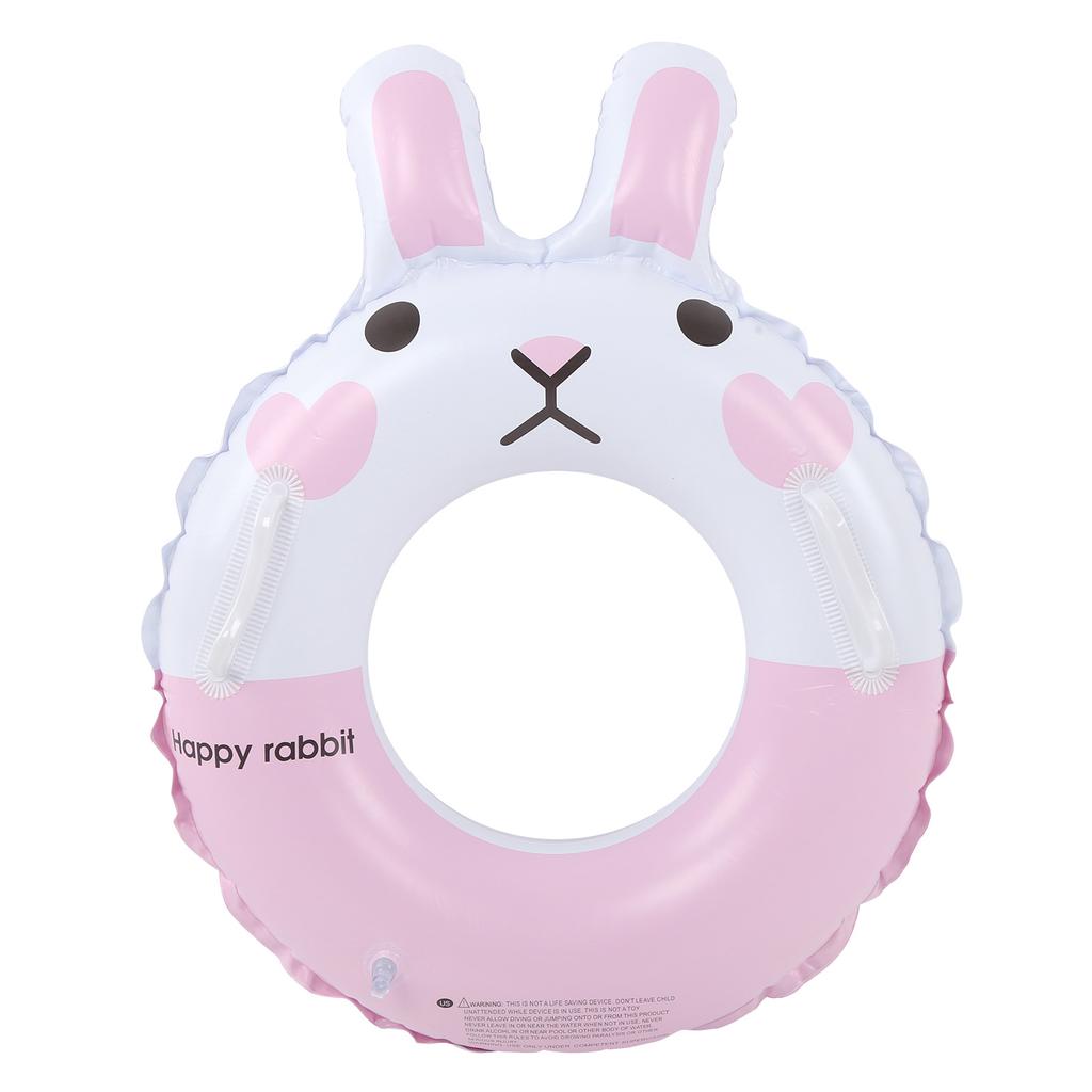 Kinder Aufblasbarer Schwimmreifen Ring PVC Pool Schwimmhilfe Schwimmringe mit Griff für Kinder