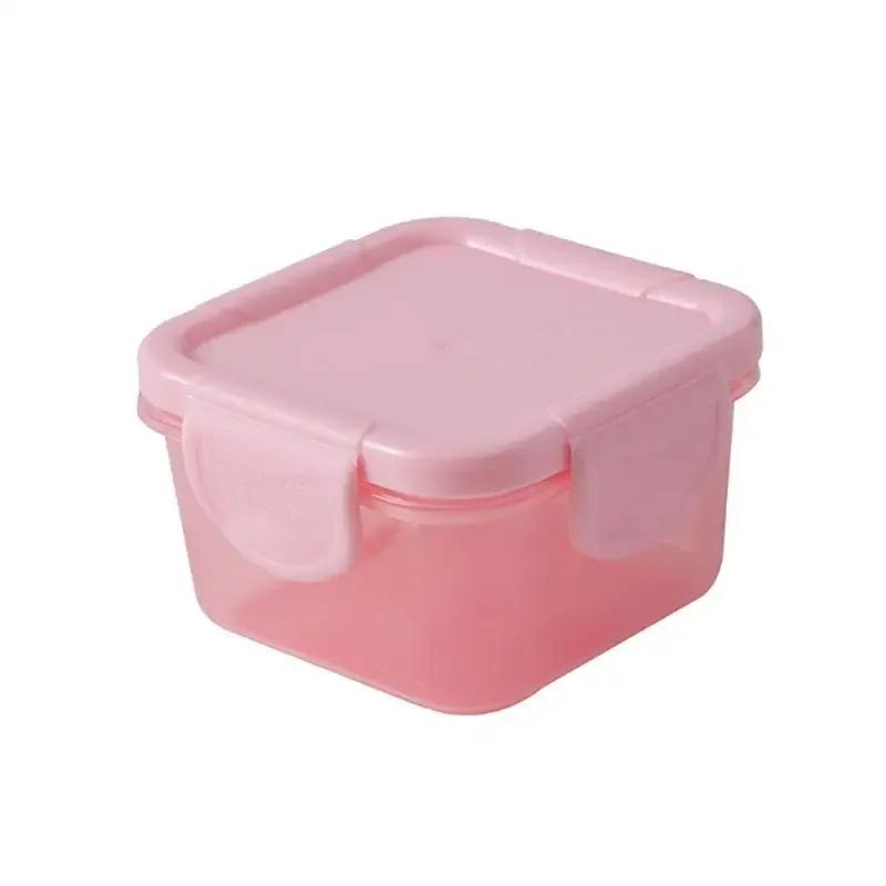 Contenitore per alimenti in plastica di piccole dimensioni, a prova di umidità, mini contenitore per la cucina con coperchio a prova di perdite, accessori per la cucina
