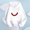 Creative Lucky Smiley Face Pattern Children's Sweatshirt Loose Casual Boys and Girls Long Sleeve Warm Hooded Sweatshirt
