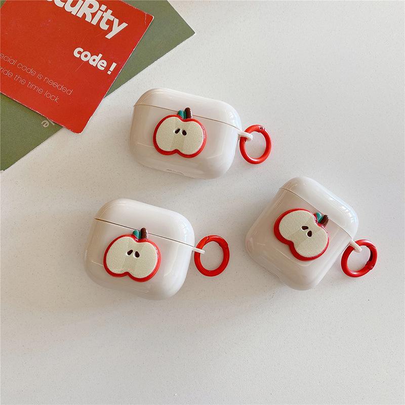 Apple Bluetooth Headset Cover Is Suitable For Airpods 3 /4 Generation Buckle Airpodspro2 Anti-Drop Protective Cover Is Simple