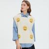 DIMANAF 2025 Winter Plus Size Autumn Women Sleeveless Vest Sweaters Knitting Fashion Oversize Casual Style Loose Sweater