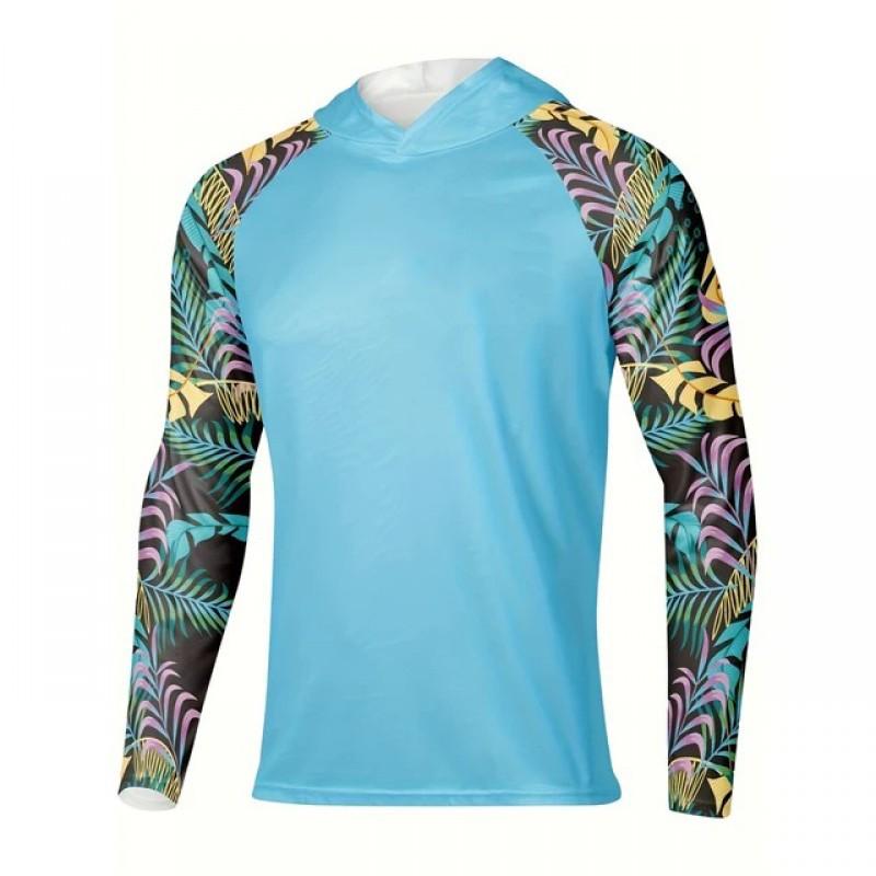 Fishing Clothes Sun-proof Long-sleeved UV Protection Hooded Upf50+