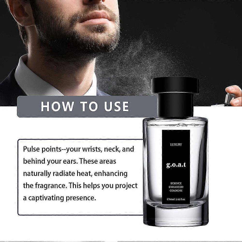 Luxury Perfume for Men - Ocean Aroma & Woody Amber Eau de Parfum, Long Lasting Luxury Cologne Fresh Long-Lasting Perfumes for Men