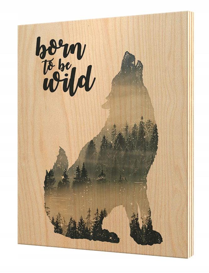 Wooden poster Picture on plywood 28x39cm SP658
