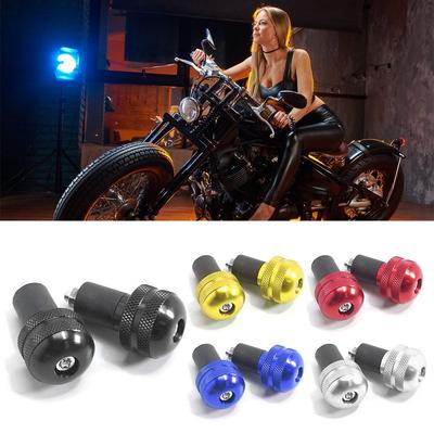 2PCS CNC Griff Bar End Rahmen Armaturen Griffe Balance Stecker Kappe Motorrad Lenker Stecker Universal