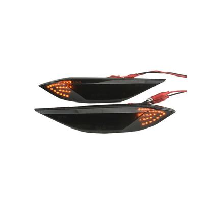 Passend für Porsche Cayenne 958 92A 2010- 2014 2 Stück LED Dynamischer Amber Blinker Seitenkotflügel Markierungsleuchte PO2555102