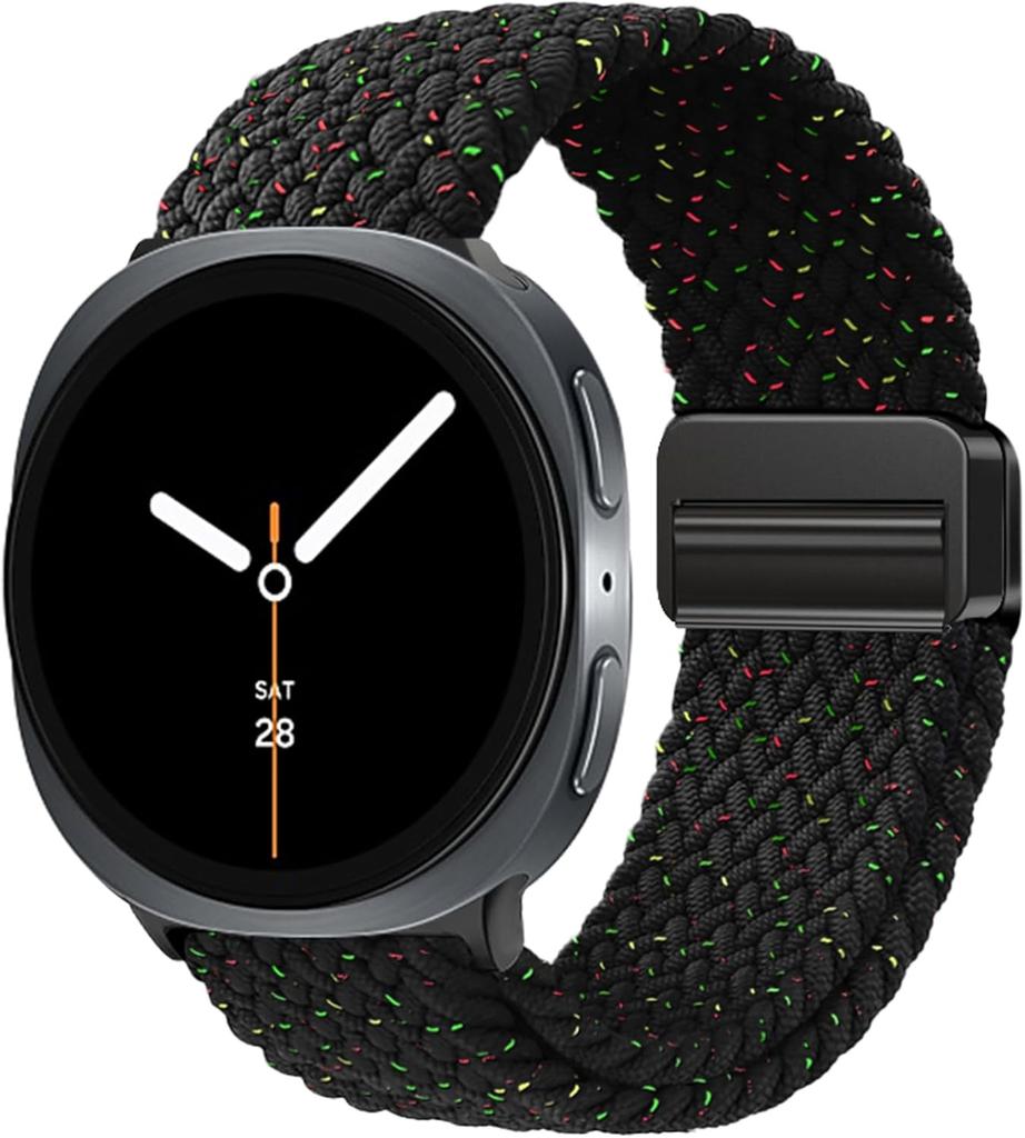 Nylon Braided Solo Loop Strap Suitable for Samsung Galaxy Watch 8 40mm/44mm Magnetic Band For Galaxy Watch 8 Classic Correa