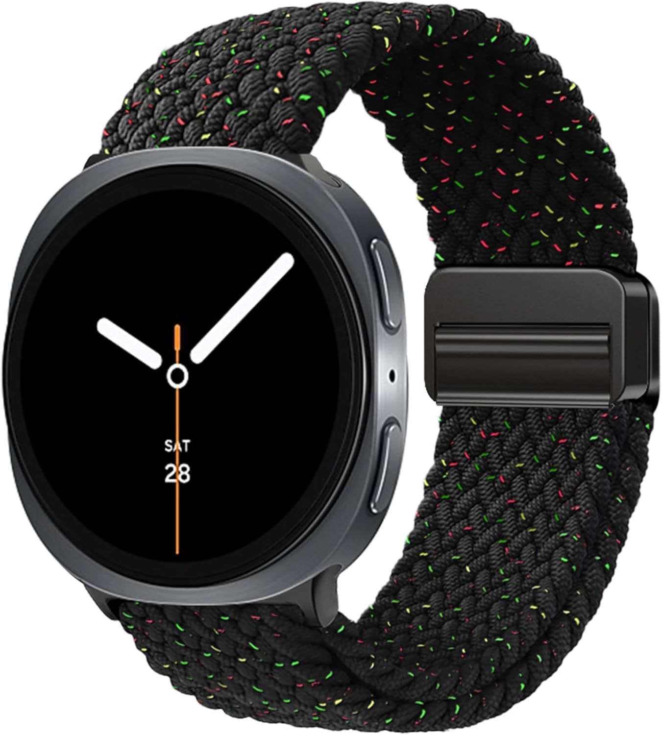 

Nylon Braided Solo Loop Strap Suitable for Samsung Galaxy Watch 8 40mm/44mm Magnetic Band For Galaxy Watch 8 Classic Correa Watch 8 Classic 46mm