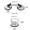 Glass Suction Window Suction Cups with Handle Suction Cups Heavy Duty Strong Suction Industrial Glass Suction Cup