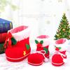Christmas Candy Boots Santa Gift Bag Holiday Candy Treat Box for Christmas Tree Ornaments Goodie Candy Stocking Bags