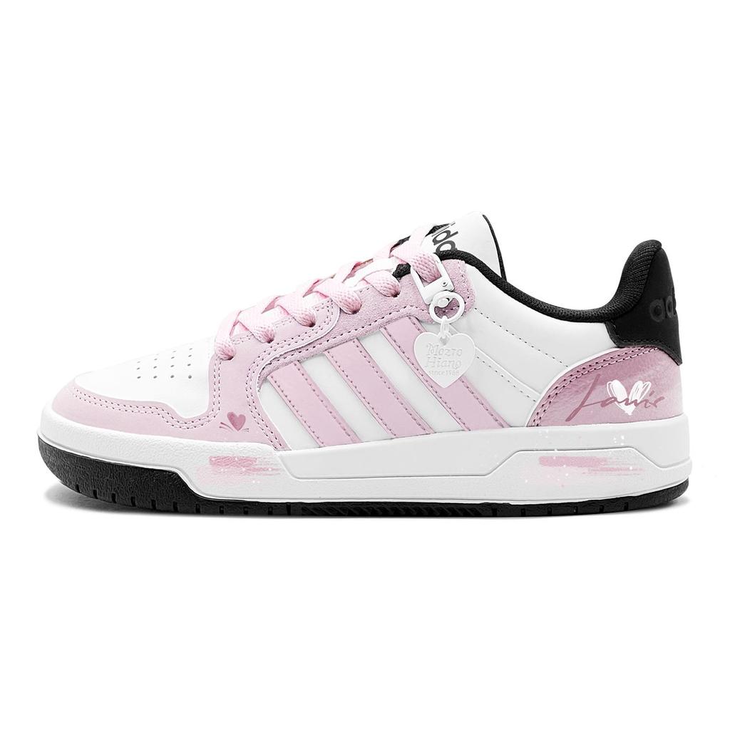 Adidas ENTRAP Couple's, Romantic Treat, Pink Mist Sweetheart, Heart, Refreshing, Creative Fashion Low top JQ3923(TeamS2-S-BOX)