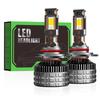 100W Four Copper Tube Led Car Light H7 High Power H1h11 Super Bright H4 Car Led Headlight 12V24V General Purpose Light