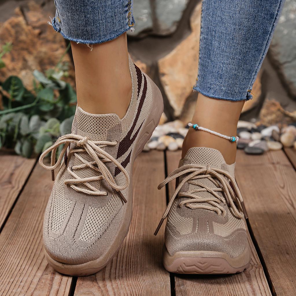 Women Sneakers 2026 New Trendy Fashionable Sports Shoes Women Breathable Soft Soled Mesh Lightweight Casual Flats Sneakers Women