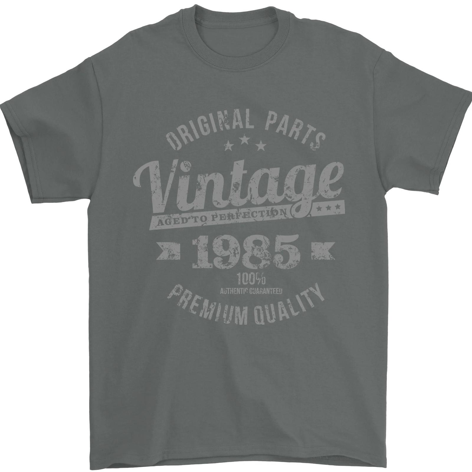 Vintage Year 41st Birthday 1985 Mens T-Shirt 100% Cotton S разноцветный