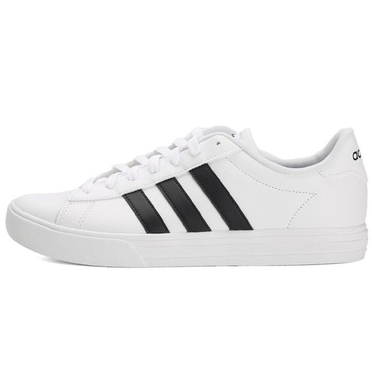 Adidas Neo Daily 2.0 Synthetic Leather Retro Casual Low-Top Skate Shoes Men Sneakers White Black DB0160