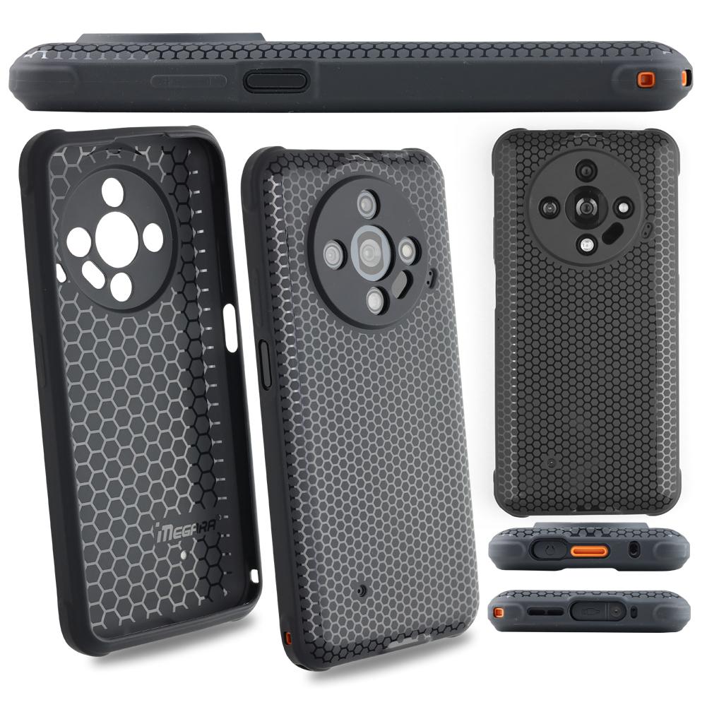 Hoesje voor hammer iron 6 - 6.56 siliconen mat met cameraprotectie zwart TPU