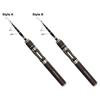 Telescopic Fishing Rod Full Kits Spincast Fishing Reel Glass Fibre Fishing Rod Set Ultra Short Casting Rod Fishing Pole Fishing