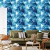 Watercolor Galaxy Wallpaper Blue, Turquoise and Celadon 50x1000