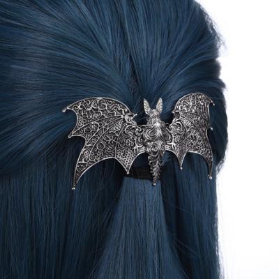 Gothic Style Bat Spring Clip Hollow Pattern Hairpin Halloween Hair Clip  Party Accessories