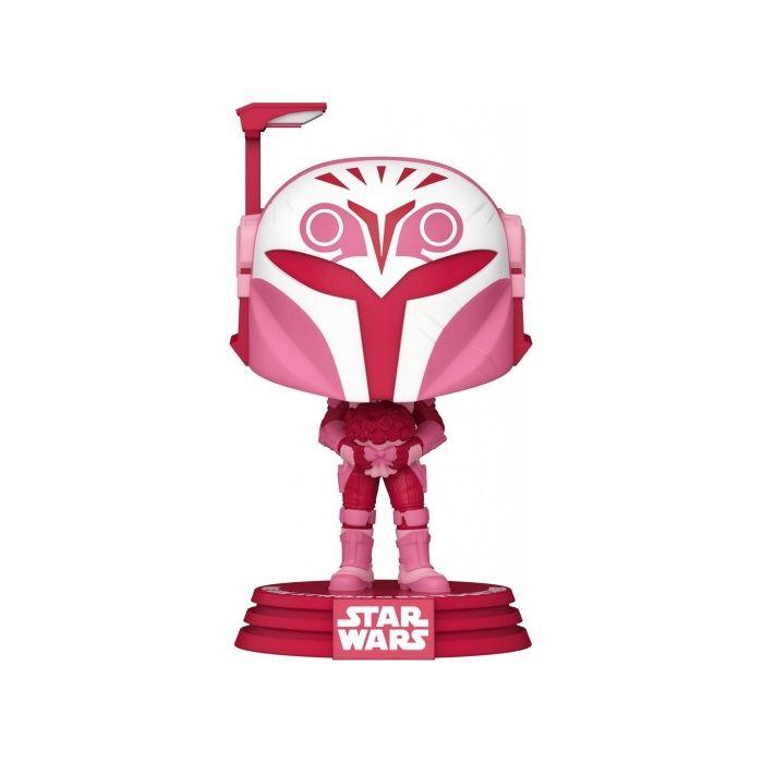 Figurine pop! bo katan 9 cm - funko - star wars valentines - blanc