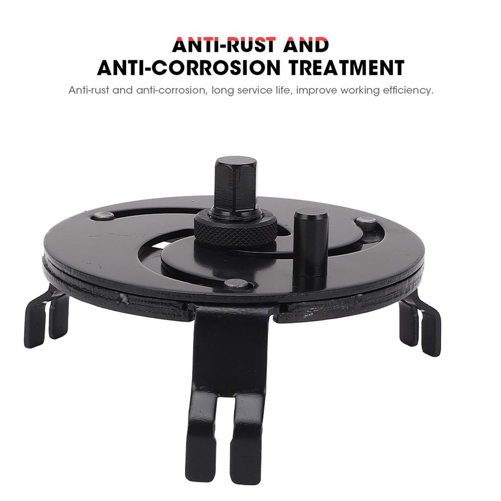 100 170mm Adjustable Fuel Pump Lid Wrench 3 Jaws Tank Cover Oil Pump Cap Removal Tool