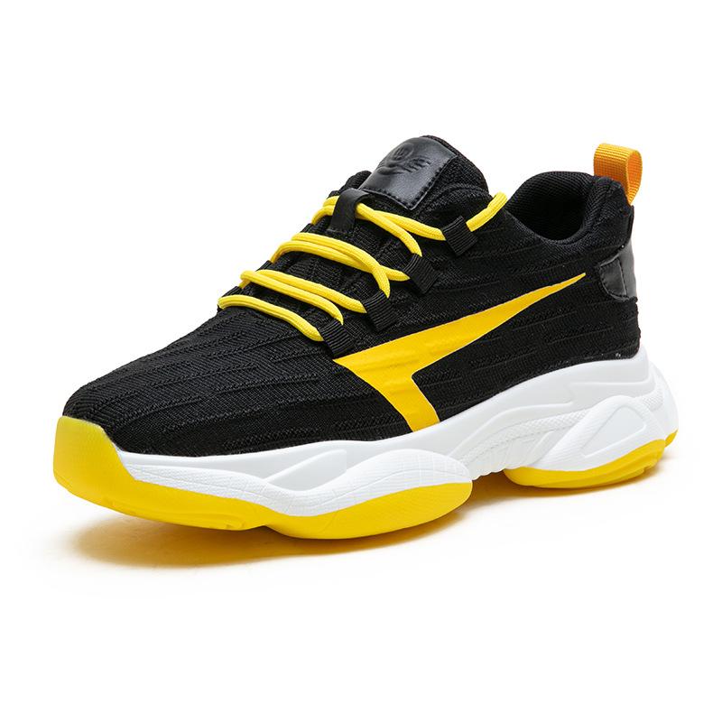 

Мужская обувь очень большого размера весна и осень 2025 новая сетчатая спортивная обувь модная повседневная обувь толстая подошва внутренняя высота увеличение обувь для папы 44