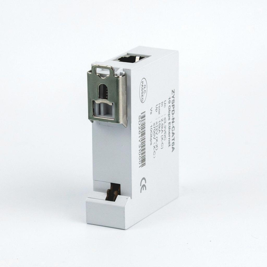 CAT6A 10 Gigabit PoE Network Cable Surge Protector for Cameras