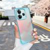 KEYSION Fashion Laser Gradient Colorful Phone Case for Redmi Note 14 4G 5G TPU+PC Shockproof Back Cover for Redmi Note 14