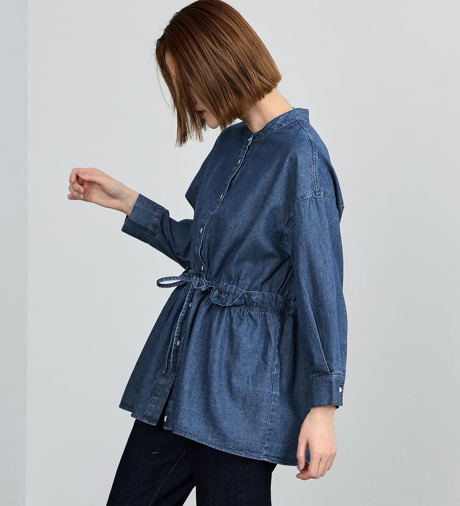 Something Round Hem Long Sleeve ST619 WHXRD Free Women's T-Shirt