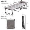 VECELO Folding For Indoor and Outdoor Simple Outdoor Suitable for All Camping Comes with No Assembly 190x68x30cm Bed, Foldable, Use, Bed, Bed,