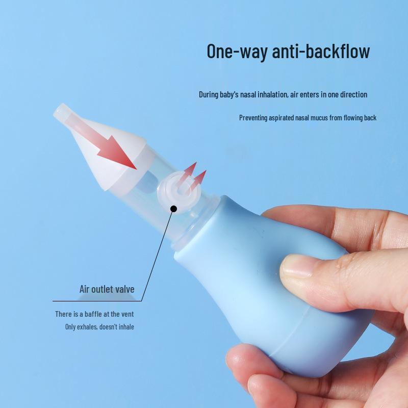 Pump-Type Anti-Backflow Baby Nasal Aspirator Snot Cleaner