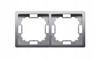 Simon Basic Double Frame Inox Bmr2/21