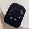 1PC French light luxury four-leaf clover bracelet female-feeling gypsy flower versatile hand jewelry