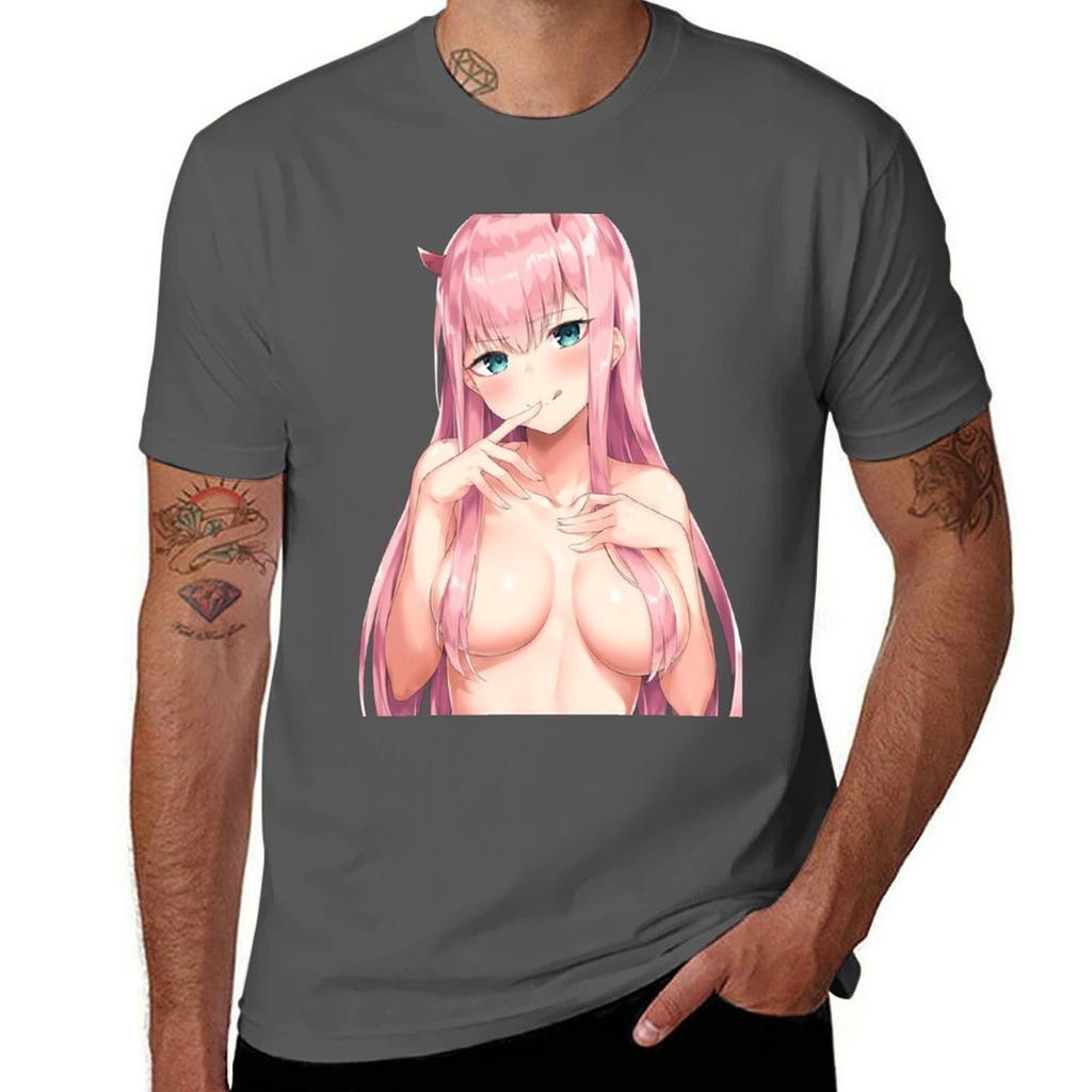 Zero Two Tshirt Large Size Short Sleeve Tshirt