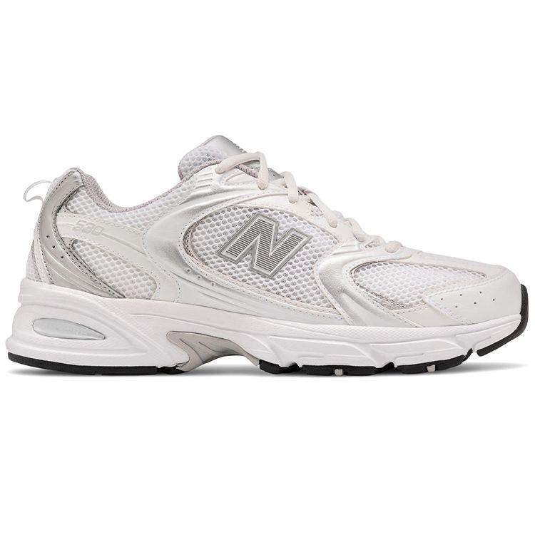 New Balance 530 Bianco Argento Sneakers Uomo Munsell-Bianco Argento-Metallico MR530EMA