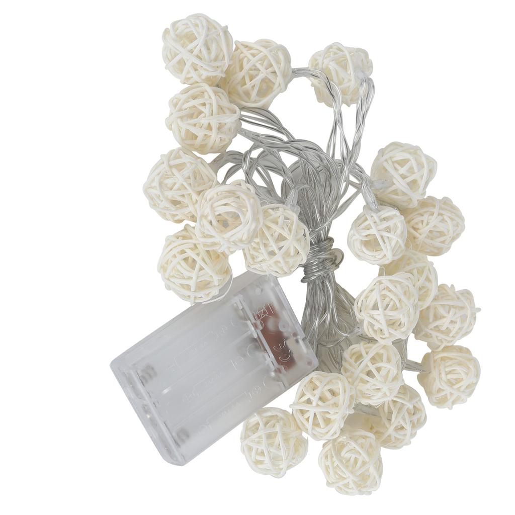 Globe String LED Warm White Lights Ball Decoration for Party Stage Wedding Bedroom