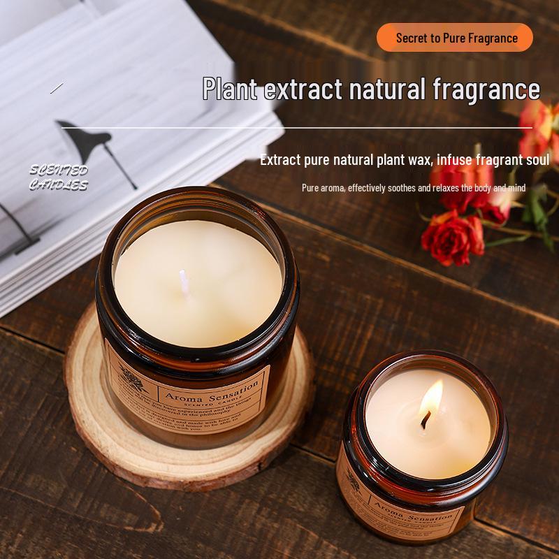 Long-Lasting Aroma Candle: High-End Romantic Fragrance for Indoor Home Décor Small 80g