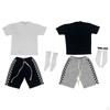 1/6 Scale 12in Doll Clothes Short Sleeve Kids Pretend Playset Decoration Accessory Decor