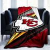 1PC City Chiefs Emblem Printed Soft Flannel Blanket Throw for Adult Bedroom Living Room Sofa Camping Travel Fan gifts Christmas Gifts