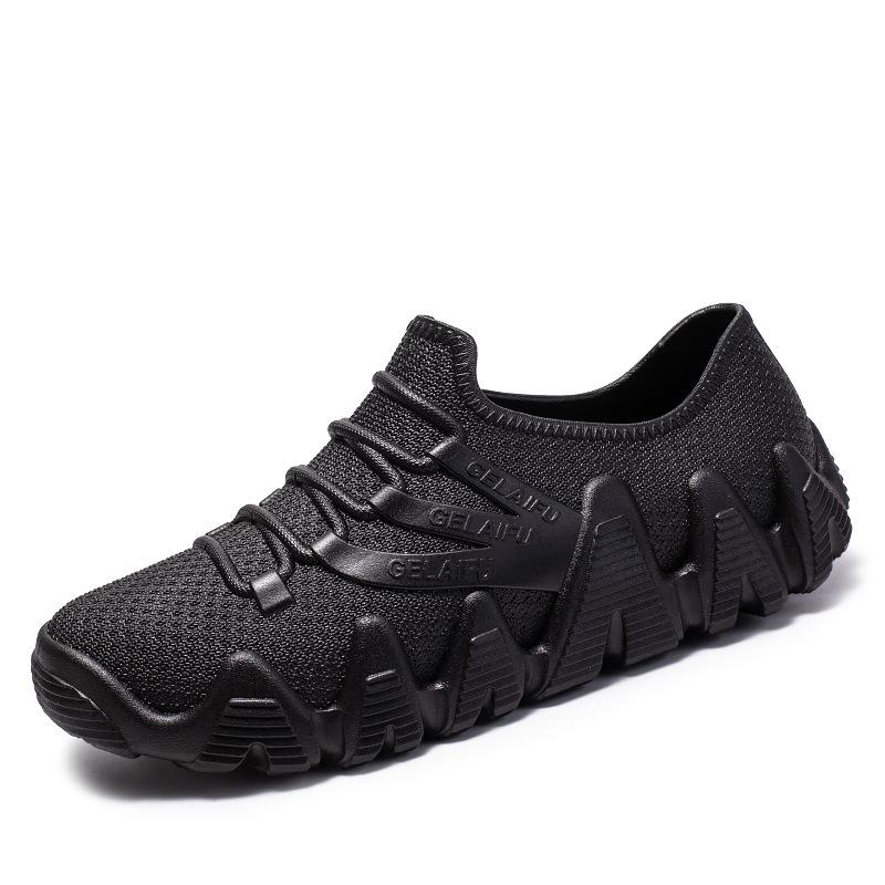 

Low-top rain shoes men s waterproof shoes short fashion rain boots four-season non-slip kitchen rubber shoes work shoes 39 чёрный