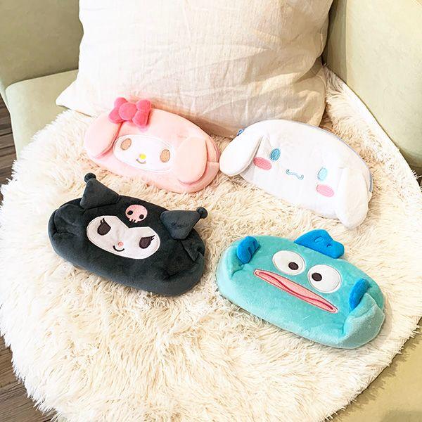 Sanrio Kuromi Plush Pen Pouch Black
