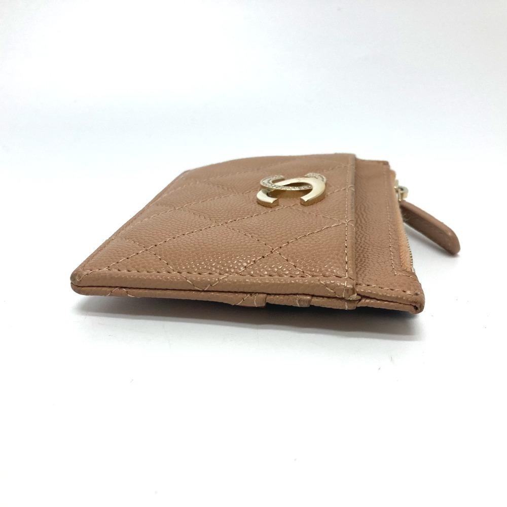 Chanel CC Mark Matelasse Compact Wallet Bi-fold Folded Wallet Caviar Leather