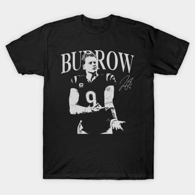 Asian Size Cotton Unisex Tshirt Print T-shirt Joe Burrow Cincinnati Bengals Football T-shirt No-Cut Print Regular Fit