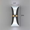Simple E27 Indoor Wall Lamps Black/White Body Bedroom Bedside Lamp Living Room Aisle Corridor Lighting Modern Wall Light 85-265V