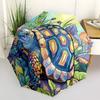 1pc Tortoise Nature Umbrella Portable Folding Umbrella Durable Iron Frame, Suitable for All Seasons Home Travel Outdoor yy260319060