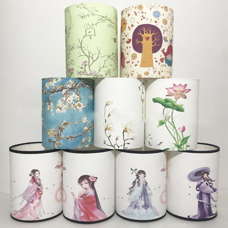 Tischlampenschirm im antiken chinesischen Stil, Retro-Lampenschirm mit Blumen- und Vogelmotiv, Deckenleuchte, Esszimmer-Kronleuchter, Homestay-Hotel-Lampenschirm