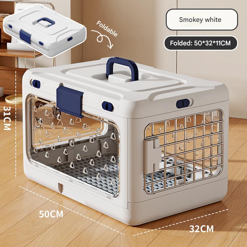 Handheld Folding Pet Aircase Portable Pet Air Bag Folding Dog Box For Outside Car Carrying Large Capacity Cat Box Pet Supplies