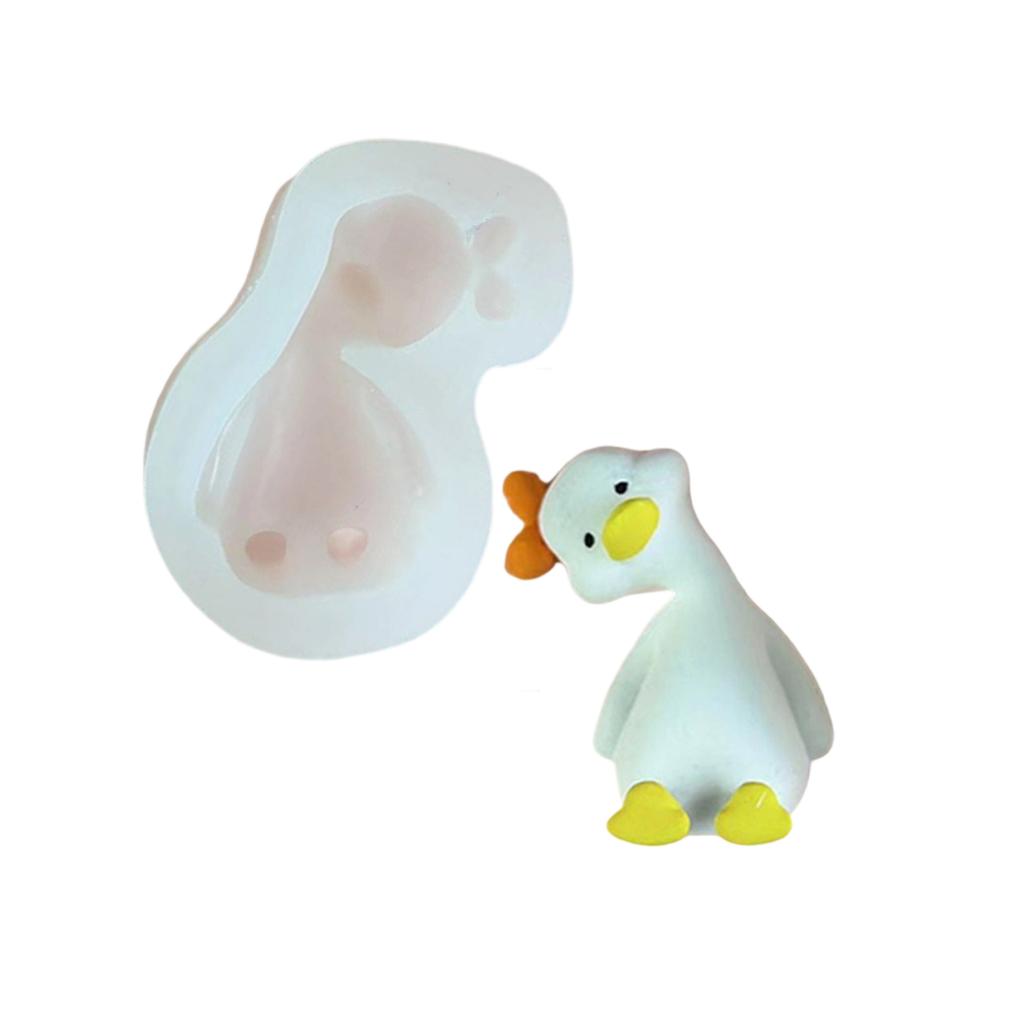 Nonstick Silicone Duck Mold for Crafting 3D Aromatherapys Candle Home Decoration Mould Unique Gift Making Mold